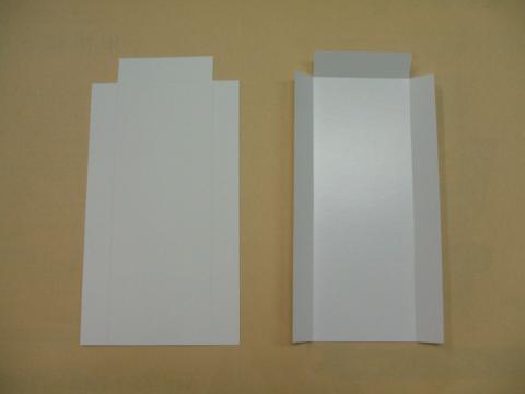 【送料無料】三方曲げ紙トレー（展開160×85）