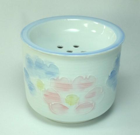 【送料無料】有田焼茶こぼし山茶花 φ１０.５×８.５ｃｍ　約400cc