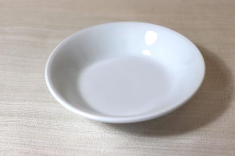 【送料無料】ホワイト玉渕12.5cm取り皿　満水時160cc