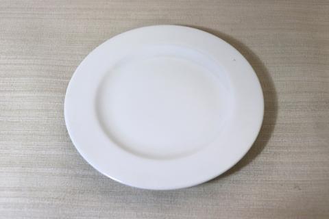【送料無料】白磁軽量強化 16cmリムパン皿