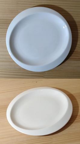 【送料無料】eclipse　 22cm丸皿（強化磁器製）