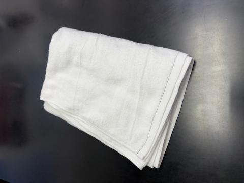 【送料無料】バスタオル　白　1200匁（375g）　業務用