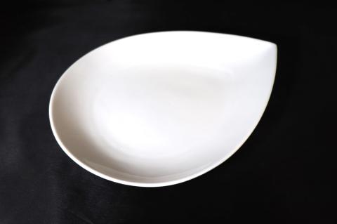 【送料無料】TAD白磁28.5cmしずく型メインプレート(KY-041)