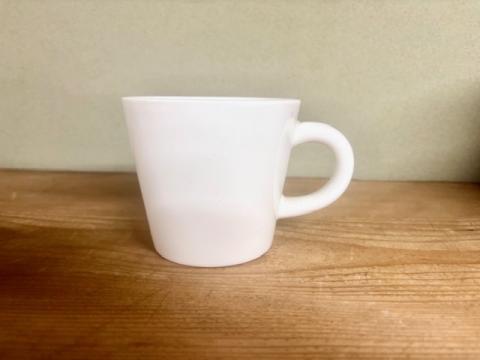【送料無料】カフェオレマグホワイト無地310ｃｃ