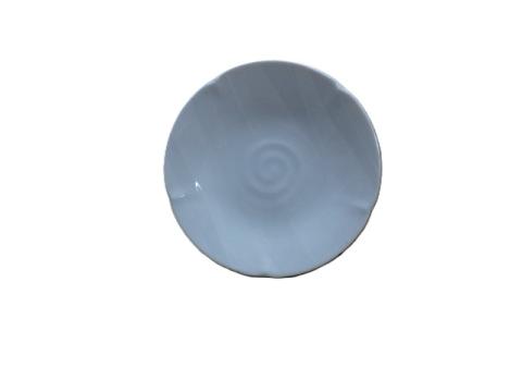 【送料無料】美濃焼　クリーム凛花渦潮　16.2cm取り分けの和皿